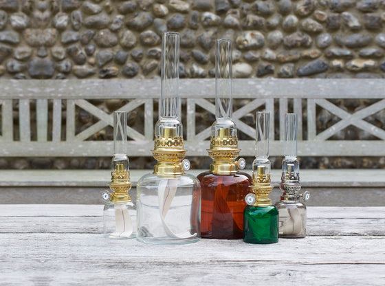 Small Glass Paraffin Lamps