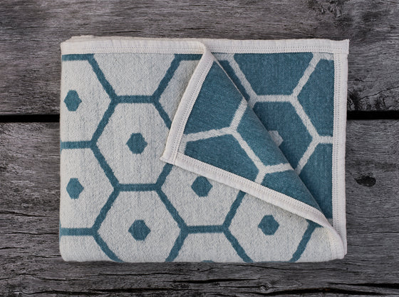 Blanket Honey and Turquoise