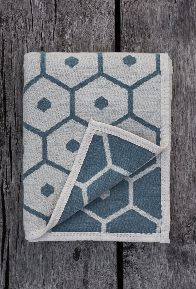 Blanket Honey and Turquoise